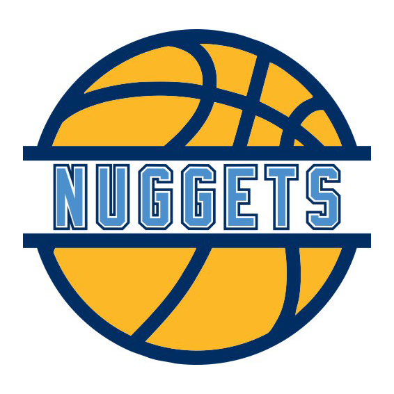 Basketball Denver Nuggets Logo iron on paper